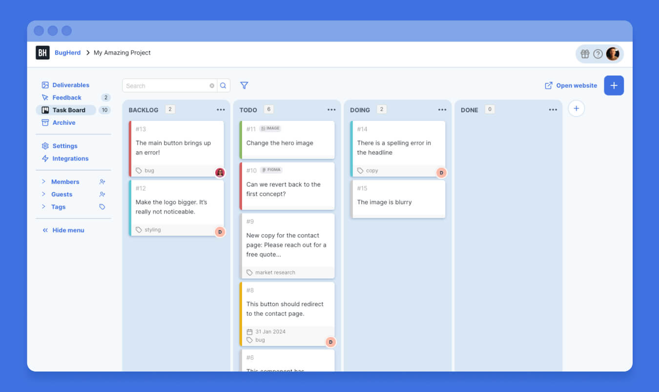 #1 Visual Website Feedback Tool For Bug Tracking BugHerd #1 Visual Website Feedback Tool For Bug Tracking BugHerd